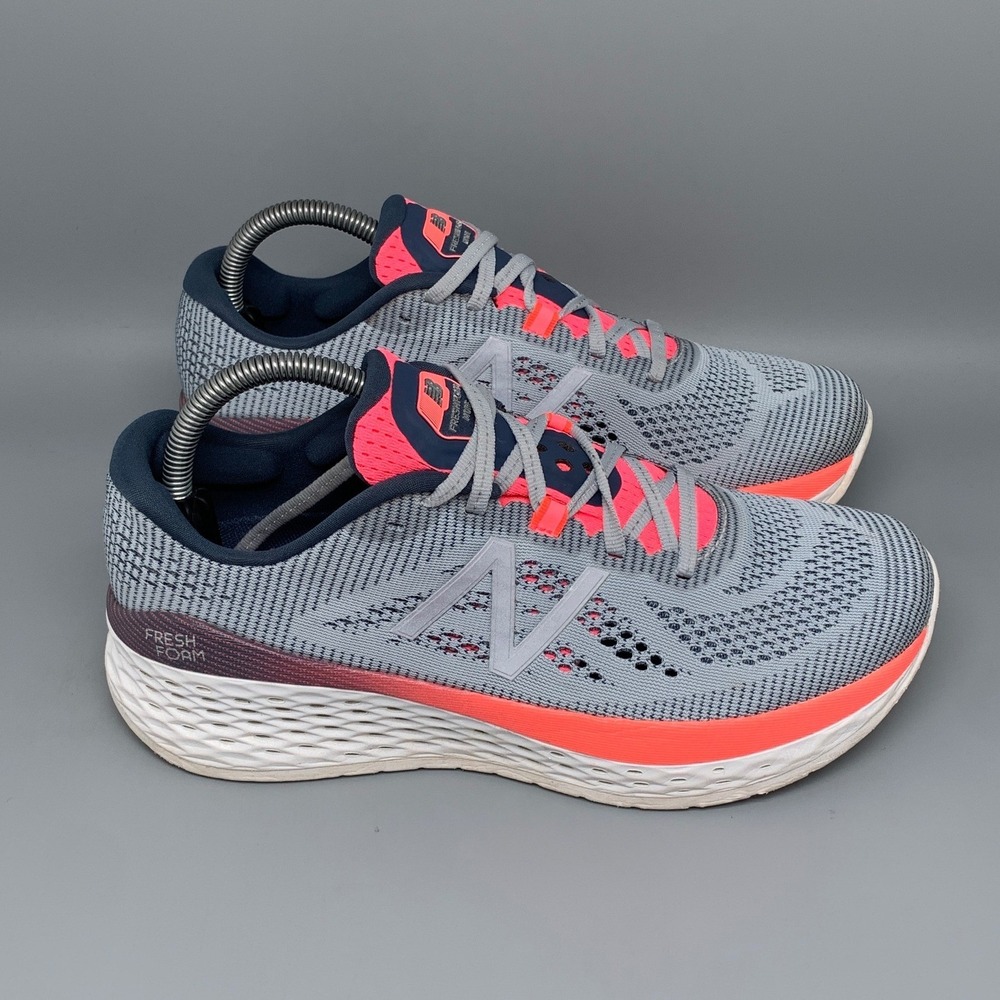 New Balance Fresh Foam More Gray Pink‎ Running Shoes WMORGC Women's Sz 9.5
